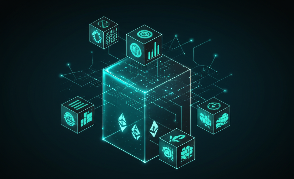 Blockchain Development illustration