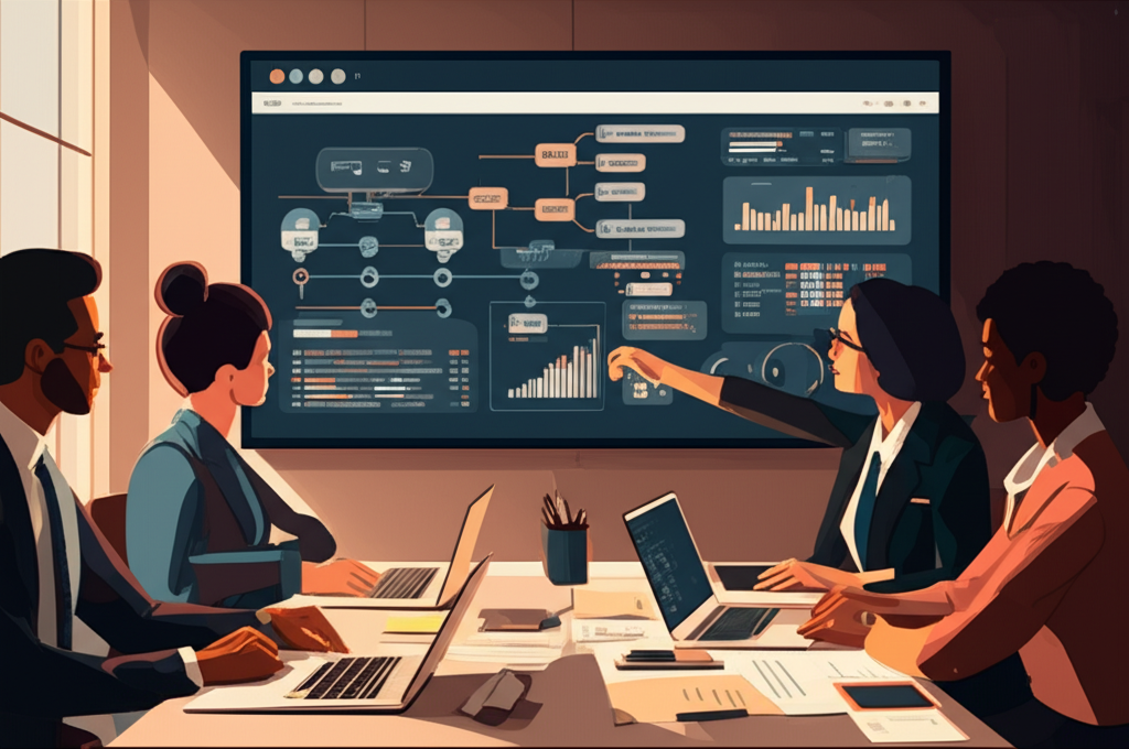 IT Consulting & Outsourcing illustration